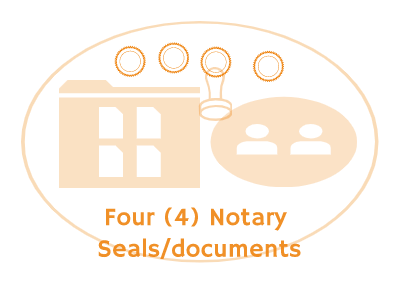 Four (4) Notary Seals/Documents