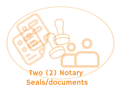 Two (2) Notary Seals/Documents